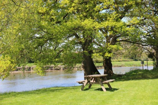 Camping Des 2 Rives- Chambres Etang-sur-Arroux ภายนอก รูปภาพ